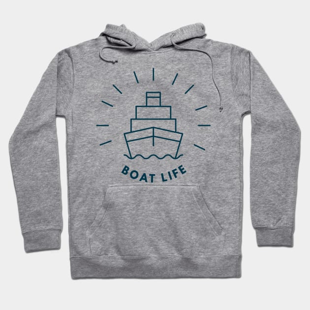 It's the boat life in The Shores Hoodie by onestarguitar